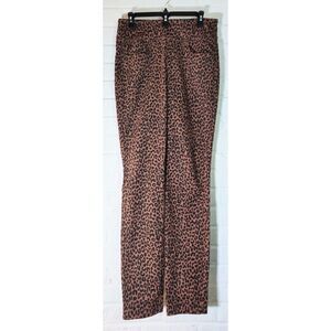 Womens Belle by Kim Gravel TripleLuxe Twill Jeans size 8T, Leopard